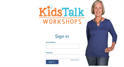 Desktop Screenshot of kidstalkworkshops.com